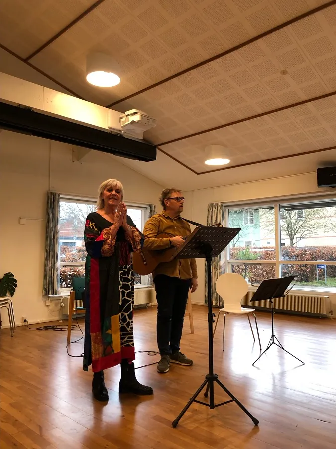 Lone Gründwald undeholder i Bornholmerforeningen i Hillerød